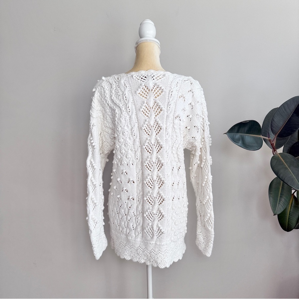 Vintage bubble knit sweater by Yarnworks - Picture 5 of 6